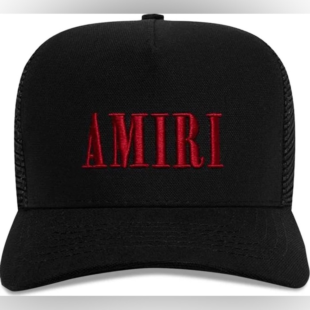 AMIRI Core Logo Trucker Hat 'Black/Red'